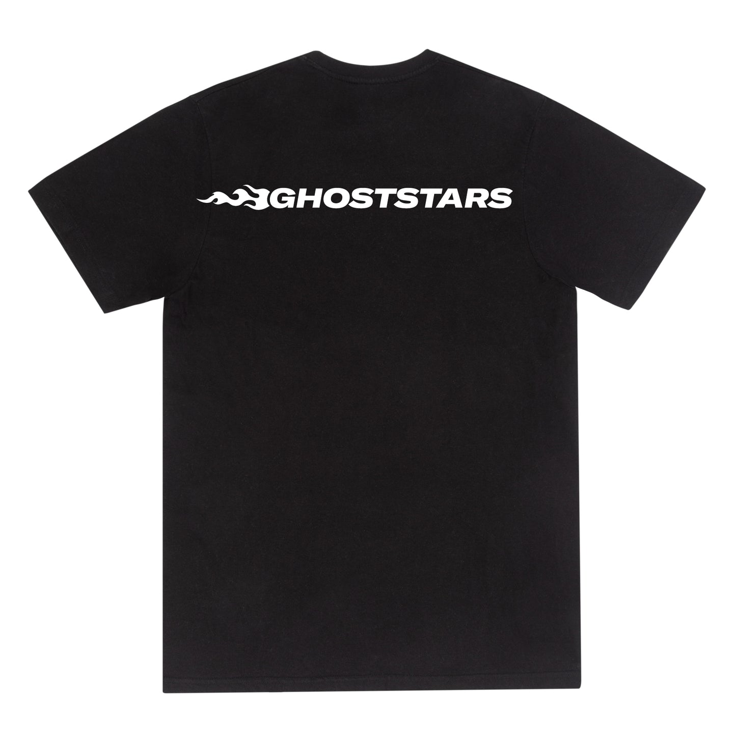 GHOSTSTARS Front + Back 'Fire' Logo Tee